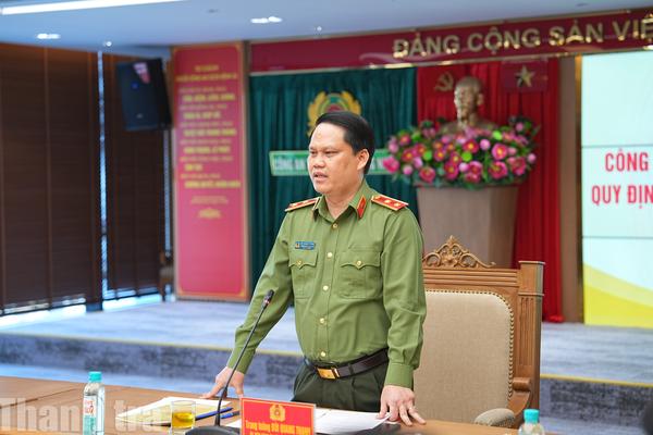 Thanh tra Bộ Công an: Công bố quyết định thanh tra tại Công an TP Quảng Ninh