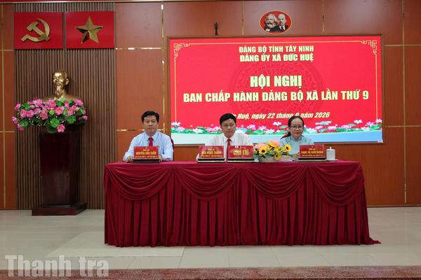 Chánh Thanh tra tỉnh Tây Ninh: Xã Đức Huệ cần hoàn thành ở mức cao nhất các mục tiêu, nhiệm vụ năm 2026