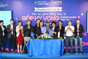 Long Châu cùng Quỹ Hope và các hãng dược chung tay san sẻ một phần gánh nặng điều trị cho bệnh nhân ung thư