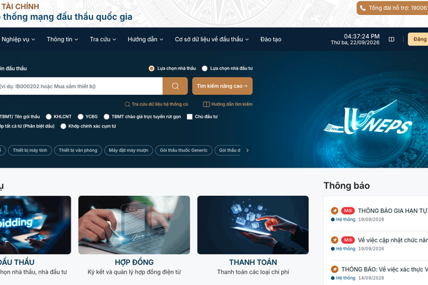 11 nền tảng số quốc gia do Bộ Tài chính quản lý