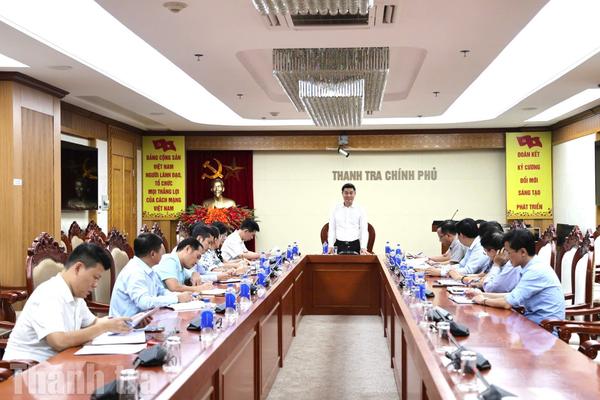 Phó Tổng Thanh tra Chính phủ Nguyễn Văn Cường làm việc với Cục I