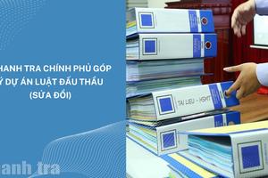 Thanh tra Chính phủ đề nghị tăng cơ chế giám sát, xử lý vi phạm trong đấu thầu