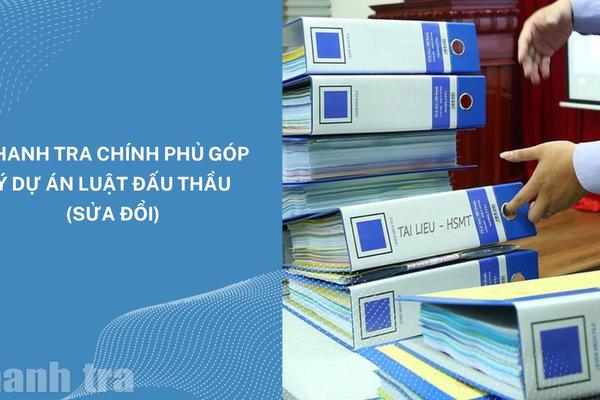 Thanh tra Chính phủ đề nghị tăng cơ chế giám sát, xử lý vi phạm trong đấu thầu