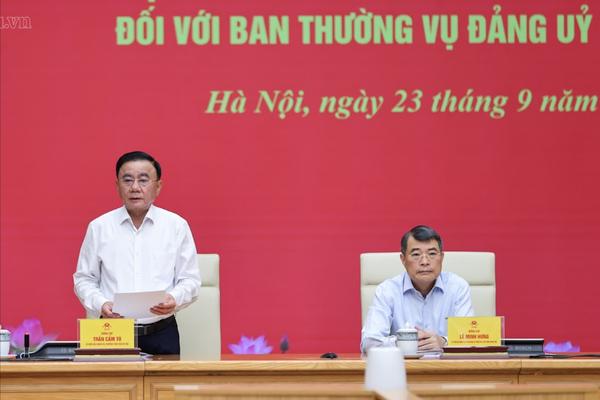 Đề nghị tiếp tục rà soát, giải quyết chế độ với cán bộ do sắp xếp bộ máy