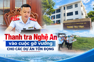 Thanh tra Nghệ An vào cuộc gỡ vướng cho các dự án tồn đọng