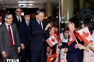 Tổng Bí thư, Chủ tịch nước Tô Lâm bắt đầu chuyến thăm cấp Nhà nước tới Canada