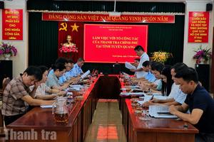 Tuyên Quang công bố thủ tục giải trình thay thế trong lĩnh vực phòng, chống tham nhũng