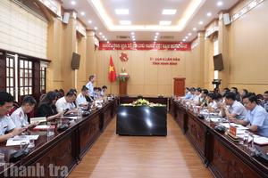 Thanh tra Chính phủ kiểm tra công tác tiếp công dân, giải quyết khiếu nại, tố cáo tại Ninh Bình