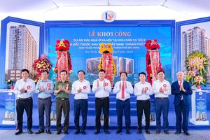 Bí thư Thành ủy Bắc Ninh dự lễ khởi công Dự án Nhà ở xã hội tại Khu dân cư số 3