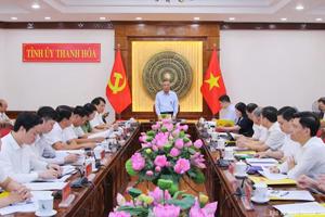 Bí thư Tỉnh ủy Thanh Hóa yêu cầu 7 phường trung tâm tháo gỡ điểm nghẽn