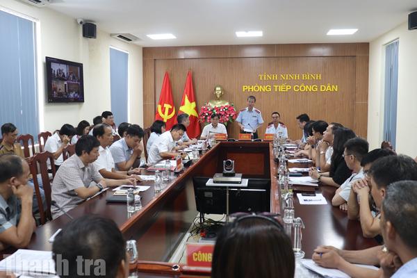 Phó Tổng Thanh tra Lê Tiến Đạt: Xem xét toàn diện, giải quyết dứt điểm vụ việc theo đúng quy định pháp luật