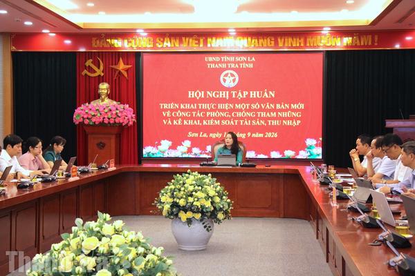 Thanh tra Sơn La siết phòng, chống tham nhũng, lãng phí, phục vụ tăng trưởng 2 con số