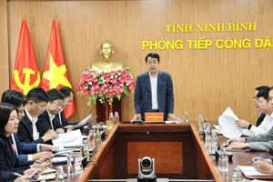 Ninh Bình: 90% đơn thư tập trung vào đất đai, thu hồi đất và giải phóng mặt bằng
