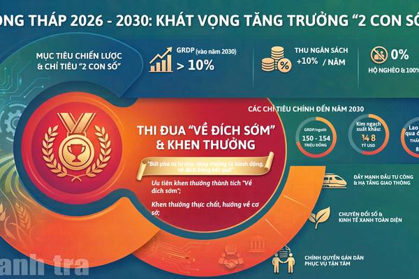Đồng Tháp: Phấn đấu về đích sớm trong thi đua tăng trưởng “2 con số”