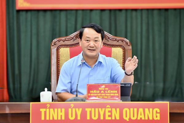 Bí thư Tỉnh ủy Tuyên Quang: Rà soát từng dự án tồn đọng, không để thất thoát, lãng phí