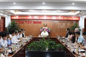 Tây Ninh làm việc với đoàn công tác Ngân hàng Thế giới về Dự án nâng cấp Quốc lộ 62