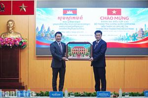 Thanh tra TPHCM tiếp và làm việc với Đoàn đại biểu cấp cao Bộ Thanh tra Vương quốc Campuchia