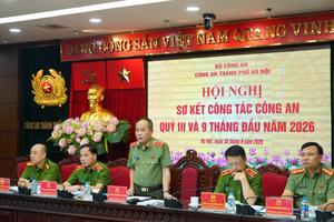 Công an Hà Nội: Kéo giảm gần 23% tội phạm