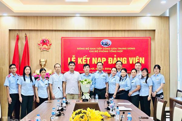 Ban Tiếp công dân Trung ương chú trọng phát triển đảng viên gắn với thực hiện nhiệm vụ chính trị