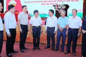 Phó Chủ tịch Quốc hội Nguyễn Doãn Anh tiếp xúc cử tri tại Thanh Hóa