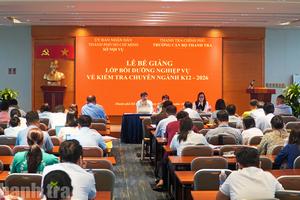 Gần 200 học viên hoàn thành lớp bồi dưỡng nghiệp vụ kiểm tra chuyên ngành