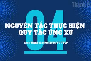 Nguyên tắc thực hiện quy tắc ứng xử ngành Thanh tra