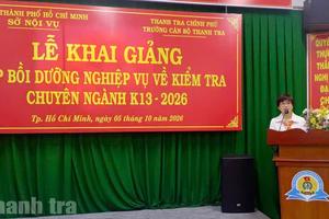 Bồi dưỡng nghiệp vụ kiểm tra chuyên ngành gắn với thực tiễn