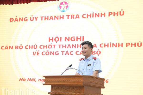 Đảng ủy Thanh tra Chính phủ giới thiệu nhân sự tham gia Ủy viên (kiêm nhiệm) Ủy ban Kiểm tra Đảng ủy Chính phủ nhiệm kỳ 2025-2030