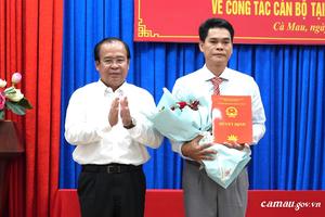 Cà Mau: Điều động, bổ nhiệm ông Nguyễn Văn Phụng làm Phó Chánh Thanh tra tỉnh