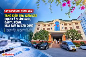 Sở Tài chính Hưng Yên tăng giám sát các lĩnh vực nhạy cảm, dễ phát sinh tiêu cực