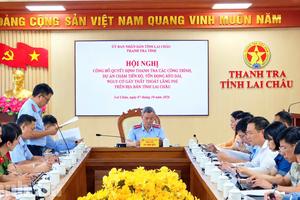 Lai Châu thanh tra các dự án chậm tiến độ, tồn đọng kéo dài