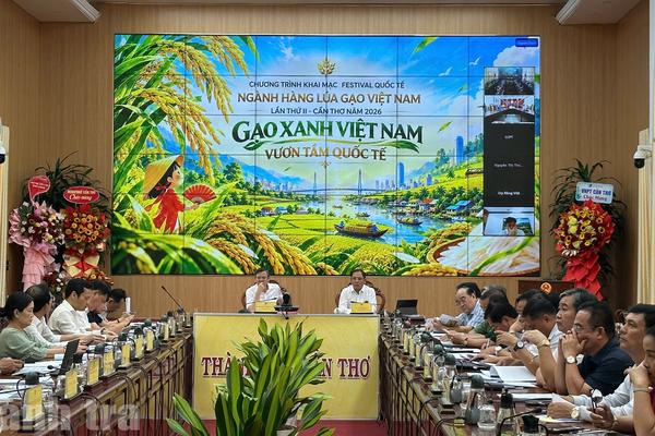 Cần Thơ tăng tốc chuẩn bị Festival Quốc tế Ngành hàng Lúa gạo Việt Nam