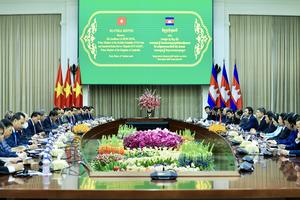 Việt Nam - Campuchia phấn đấu đưa kim ngạch thương mại song phương lên 20 tỷ USD