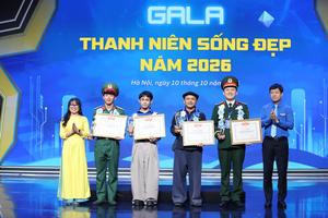 Gương Thanh niên sống đẹp 2026: Tôn vinh 15 gương mặt trẻ tiêu biểu