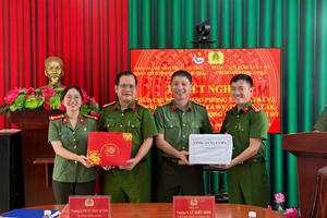 Tuổi trẻ Thanh tra Công an Đắk Lắk kết nghĩa, chung tay chăm lo an sinh xã hội tại cơ sở
