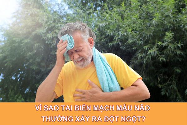 Vì sao tai biến mạch máu não thường xảy ra đột ngột?