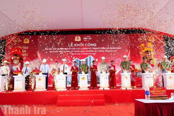 Bộ Công an khởi công dự án nhà ở 24 tầng cho cán bộ, chiến sĩ tại Gia Lai
