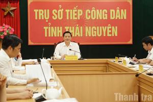 Chủ tịch UBND tỉnh Thái Nguyên tiếp công dân 9 ngày trong 9 tháng