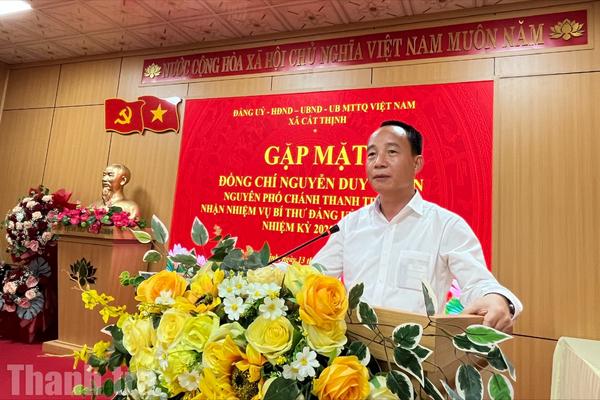 Thanh tra tỉnh Lào Cai, Đảng ủy xã Cát Thịnh gặp mặt tân Bí thư Nguyễn Duy Tuyên