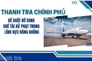 Thanh tra Chính phủ đề xuất bổ sung chế tài xử phạt trong lĩnh vực hàng không