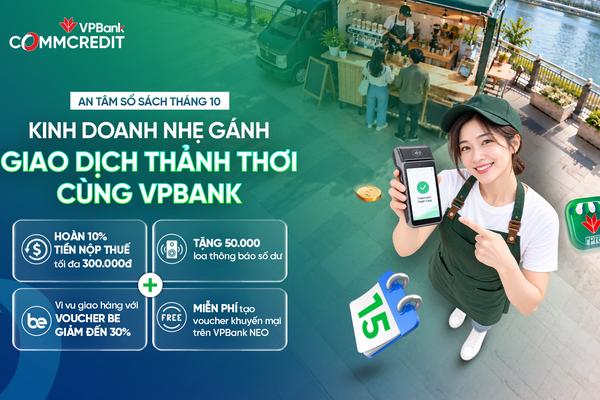 VPBank tiếp tục mở rộng chuỗi giải pháp hỗ trợ hộ kinh doanh mùa cuối năm