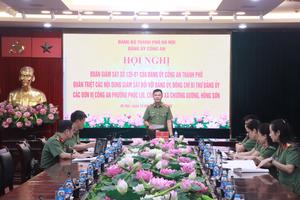 Công an Hà Nội: Giám sát Đảng ủy Công an phường Phúc Lợi, xã Chương Dương, Hồng Sơn