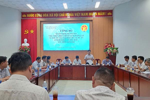 An Giang hoàn thành rà soát, tháo gỡ vướng mắc 474 dự án tồn đọng