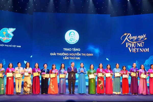 Giải thưởng Phụ nữ Việt Nam năm 2026: Vinh danh 5 tập thể và 12 cá nhân