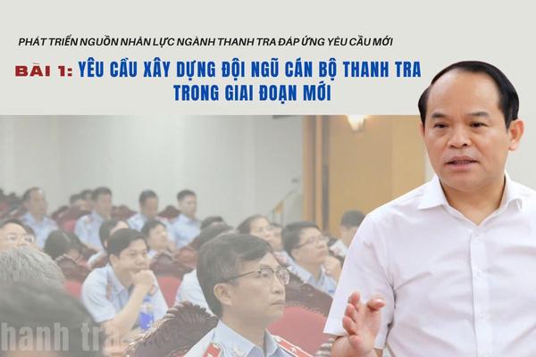 Bài 1: Yêu cầu xây dựng đội ngũ cán bộ Thanh tra trong giai đoạn mới