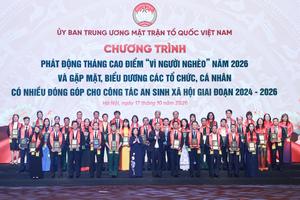 Mỗi đóng góp lớn, nhỏ đều là nghĩa đồng bào cho Tháng cao điểm “Vì người nghèo”
