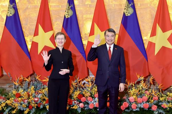 Thủ tướng Lê Minh Hưng chủ trì lễ đón chính thức Thủ tướng Liechtenstein