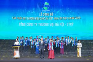 HAPRO tiếp tục ghi dấu ấn Thương hiệu Quốc gia Việt Nam 2026  – Khẳng định hành trình nâng tầm Nông sản Việt