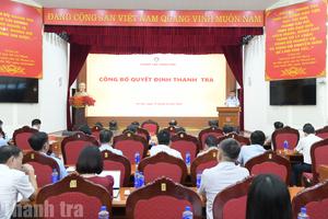 Công bố Quyết định thanh tra chuyên đề về giải quyết khiếu nại, tố cáo phức tạp, kéo dài tại Lai Châu, Lào Cai, Phú Thọ và Quảng Ninh