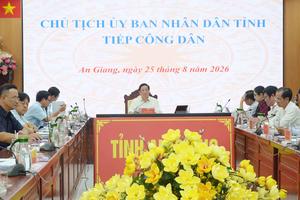 An Giang tăng cường phối hợp giải quyết khiếu nại qua tiếp công dân trực tuyến